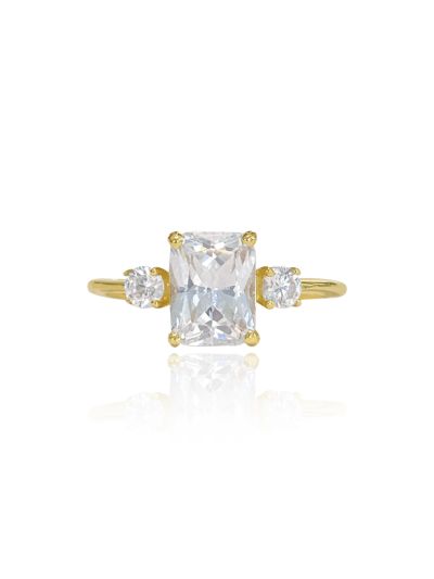 Δαχτυλίδι μονόπετρο 14Κ 01.02.679