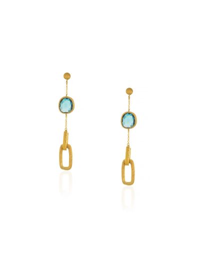 Σκουλαρίκια Κρεμαστά με Τοπάζ    01.03.200