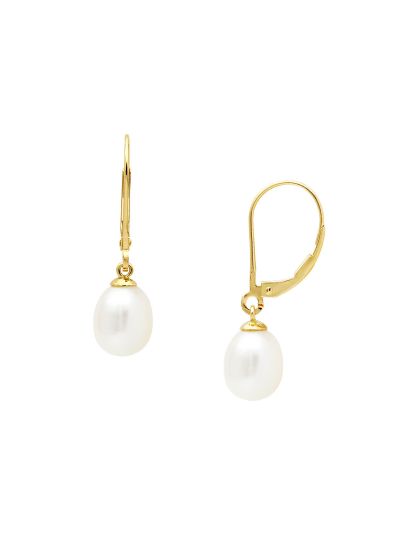 Σκουλαρίκια με μαργαριτάρια Fresh Water Pearl  01.03.324