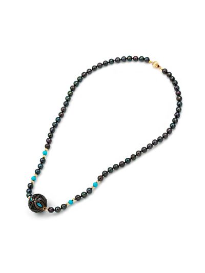 Κολιέ με μαργαριτάρια Fresh Water και South Sea 01.04.294