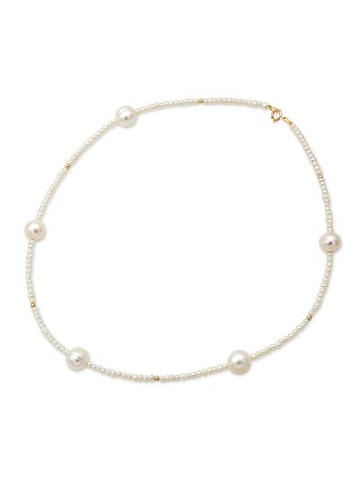 Κολιέ με μαργαριτάρια Fresh Water Pearl 01.04.324