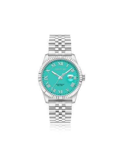 Ανδρικό Ρολόι Cerruti 1881 CIWGH0019802 με Ασημί Μπρασελέ