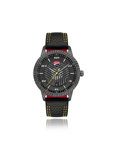 DUCATI CORSE Podio Two Tone Leather Strap DTWGB0000404